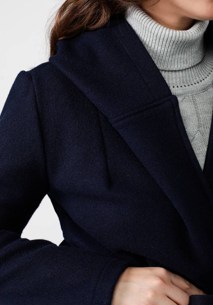 Пальто удлиненное с поясом шир.  750, рис. 22