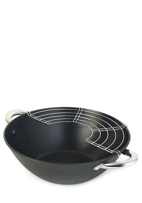 Котел чугунный с крышкой и решеткой для гриля шир.  580, рис. 2