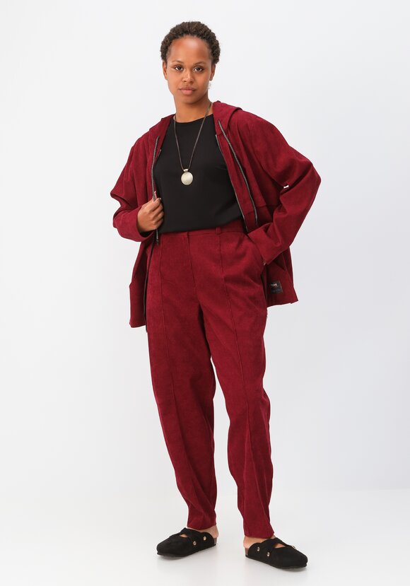 Брюки-бананы вельветовые с карманами шир.  580, рис. 26