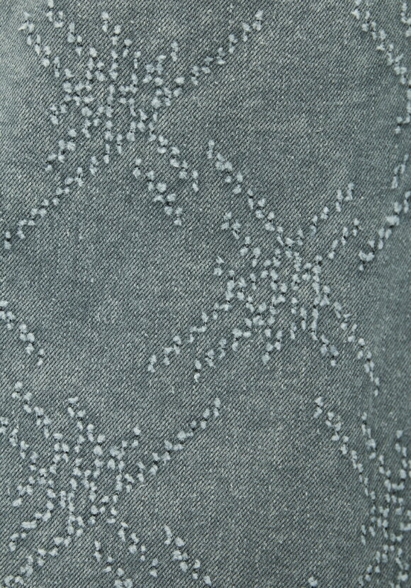 Джинсы с фактурным узором шир.  580, рис. 10