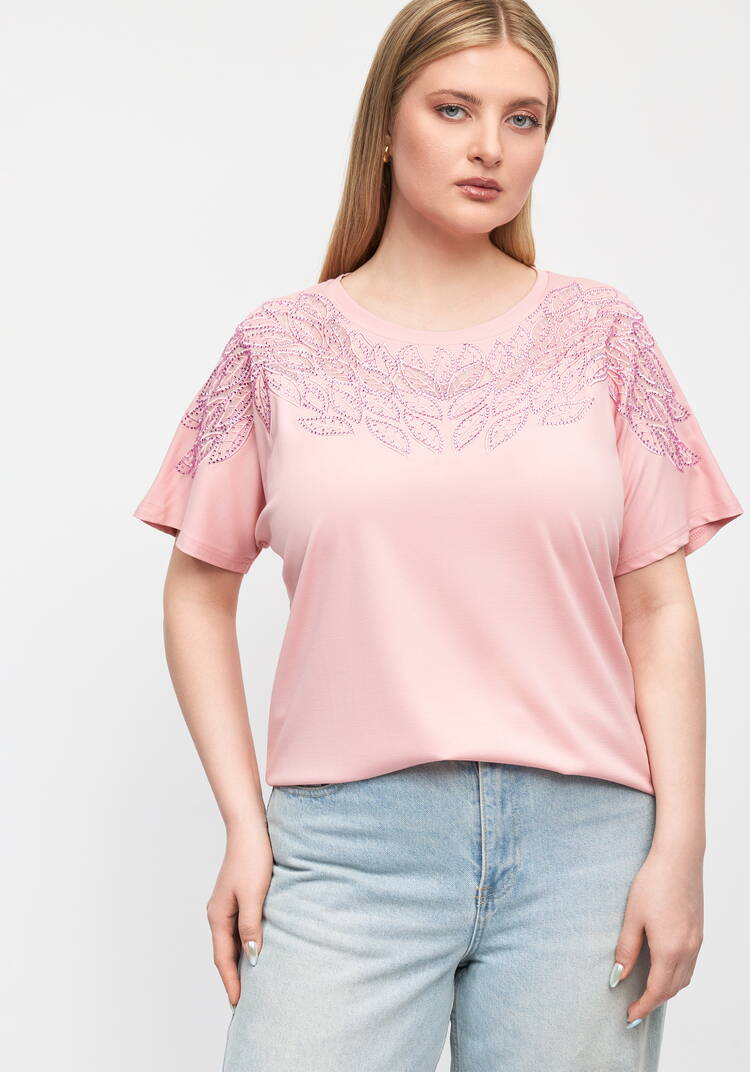 Блуза с вышивкой по верху шир.  750, рис. 6