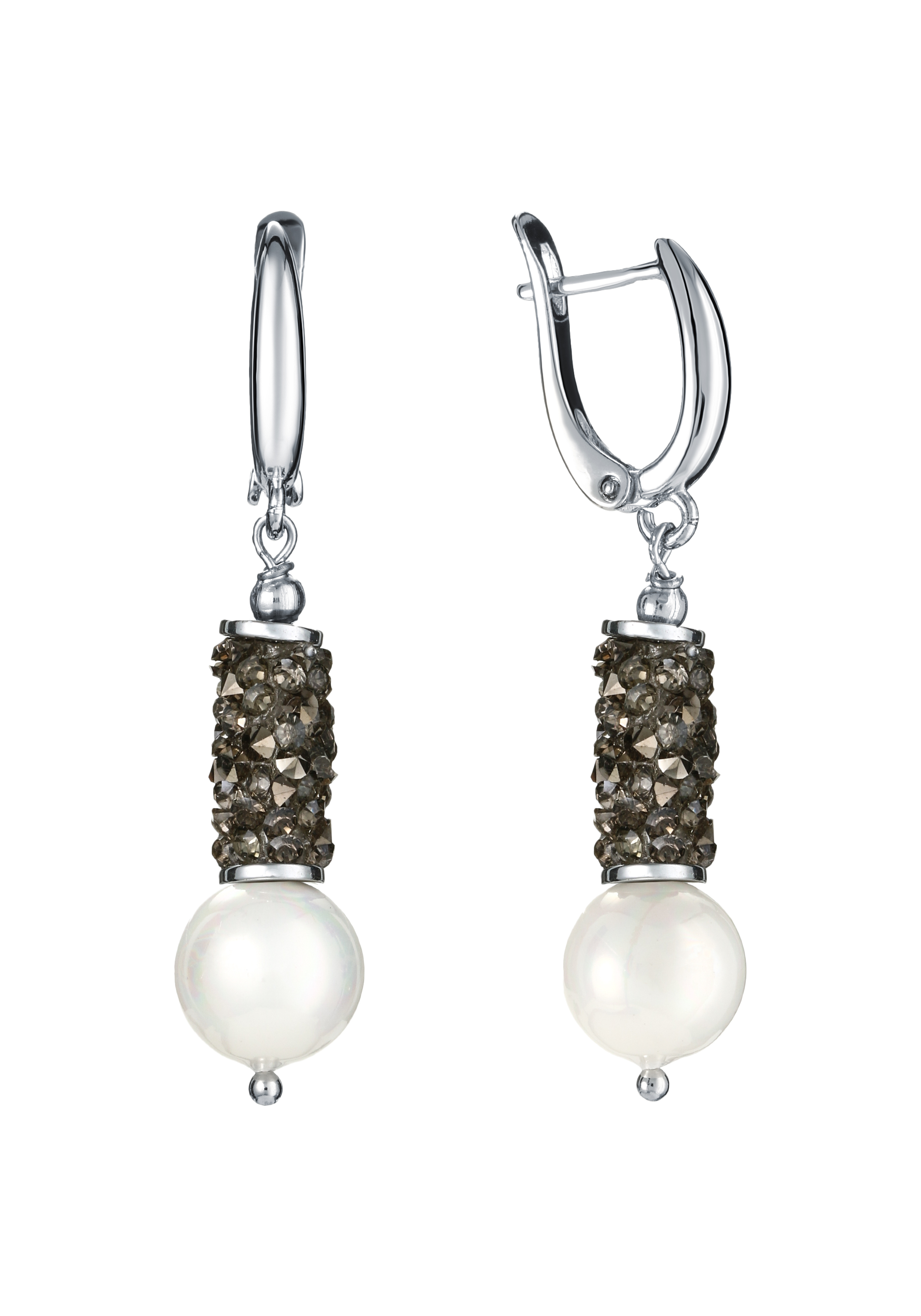 

Серьги "Объятия", Серый