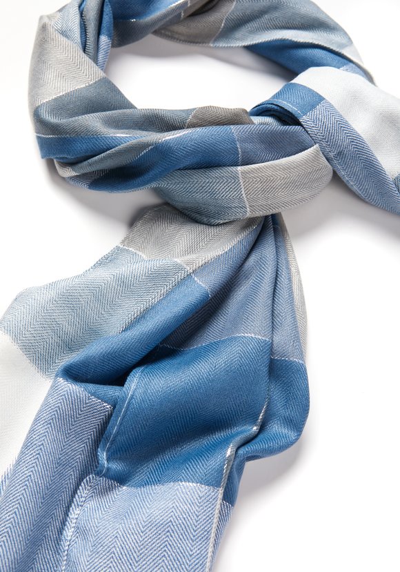 Палантин в клетку Амели шир.  580, рис. 20