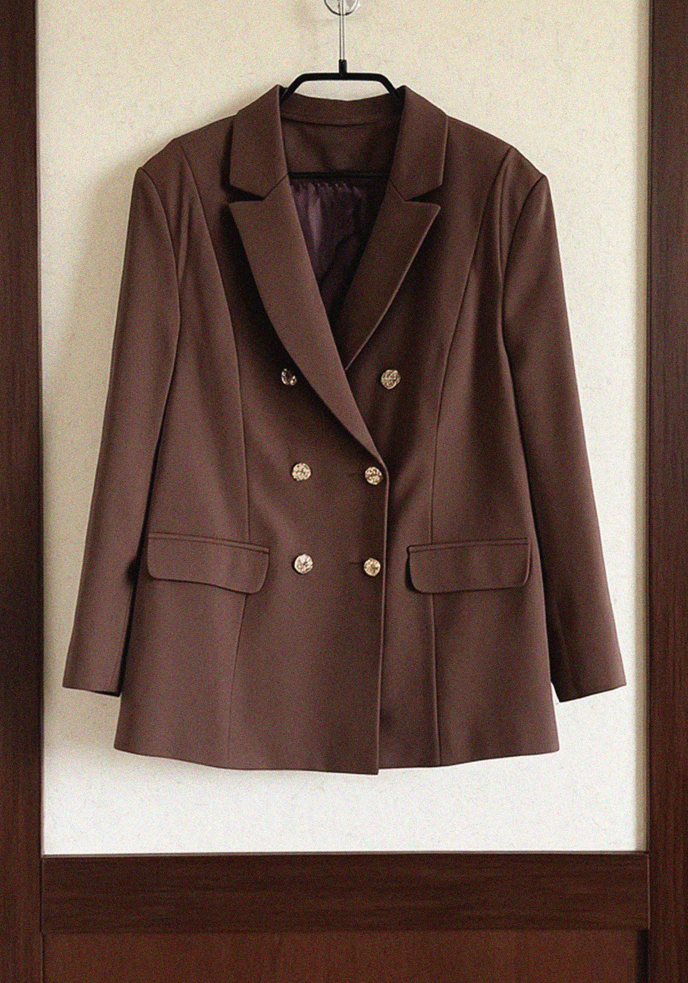 

Пиджак двубортный Resale, Коричневый