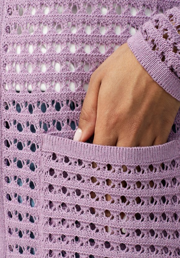 Кардиган вязаный с капюшоном на молнии шир.  580, рис. 10