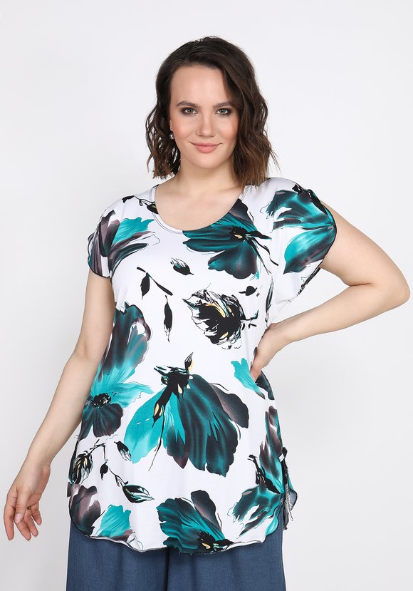 Блуза Чудесное настроение шир.  580, рис. 9