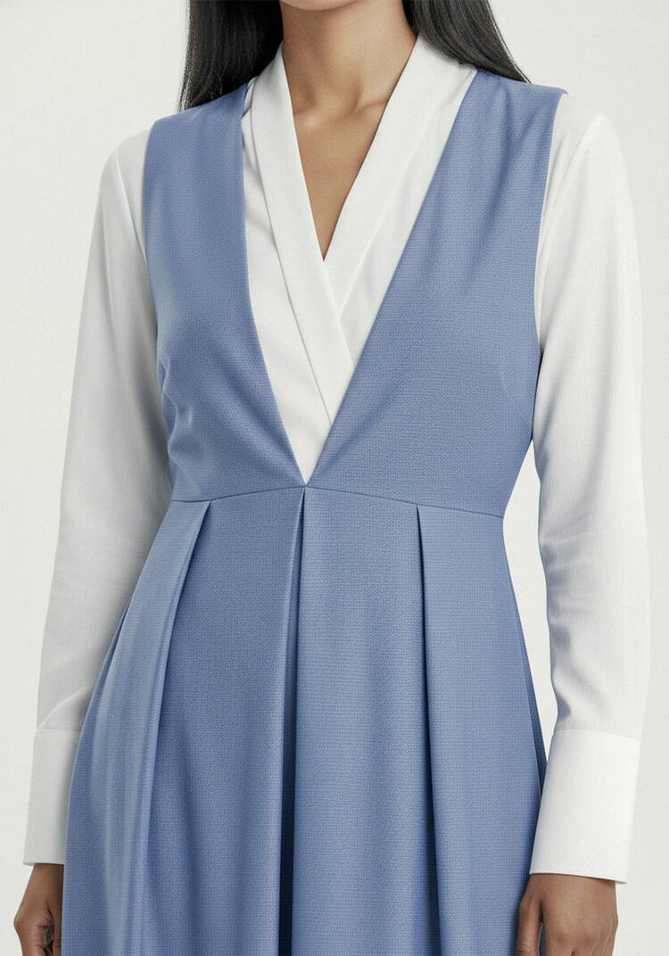 Сарафан с рюшей на спинке шир.  750, рис. 5