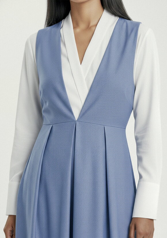 Сарафан с рюшей на спинке шир.  580, рис. 5