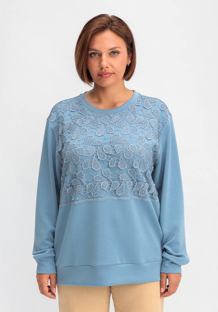 Свитшот с ажурным декором шир.  750, рис. 27
