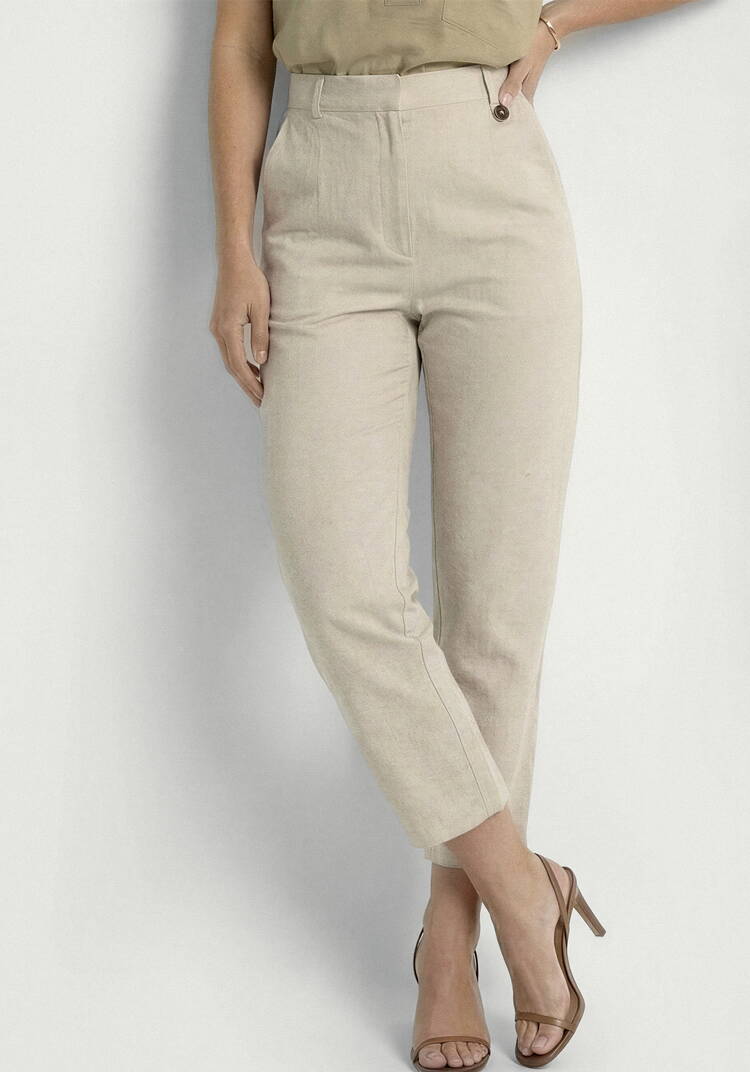 Брюки из льна Амальтия шир.  750, рис. 19