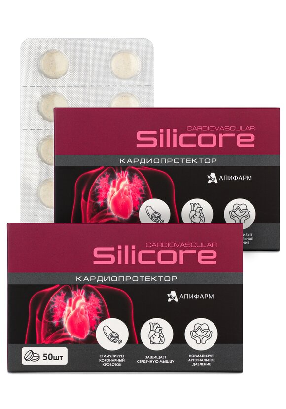 Силикор Кардиоваскуляр для сердца, 2 шт. шир.  580, рис. 1