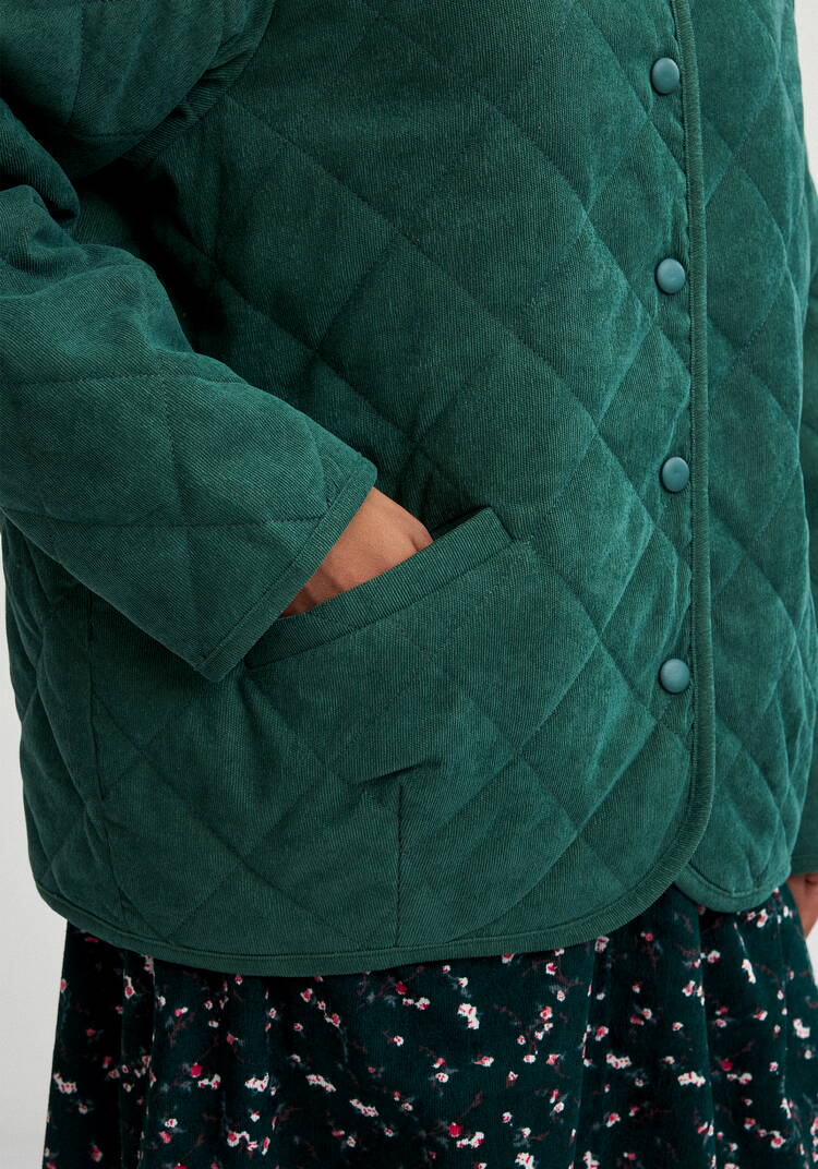 Жакет вельветовый с контрастным подкладом шир.  750, рис. 15