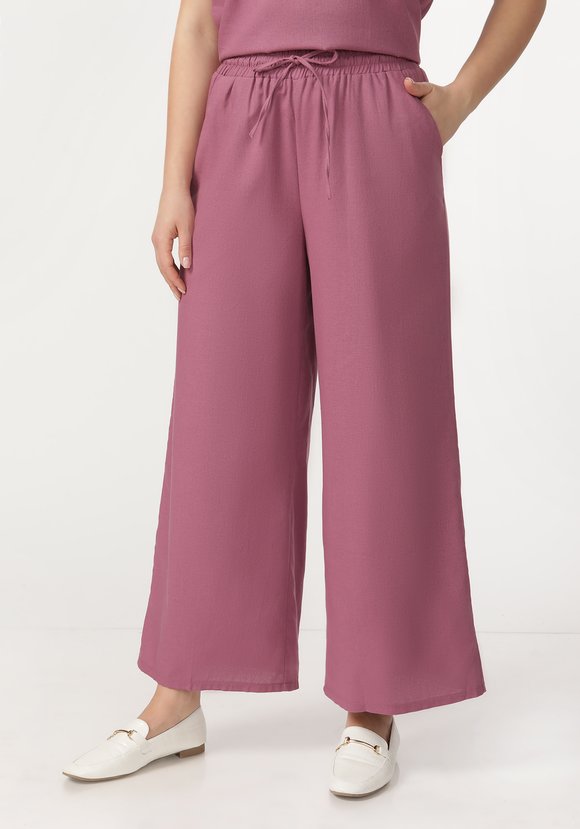 Брюки на резинке со шнурком шир.  580, рис. 1