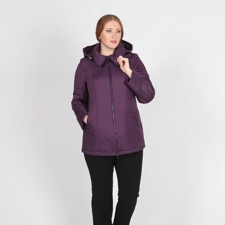 Куртка удлиненная со стеганными элементами шир.  750, рис. 12