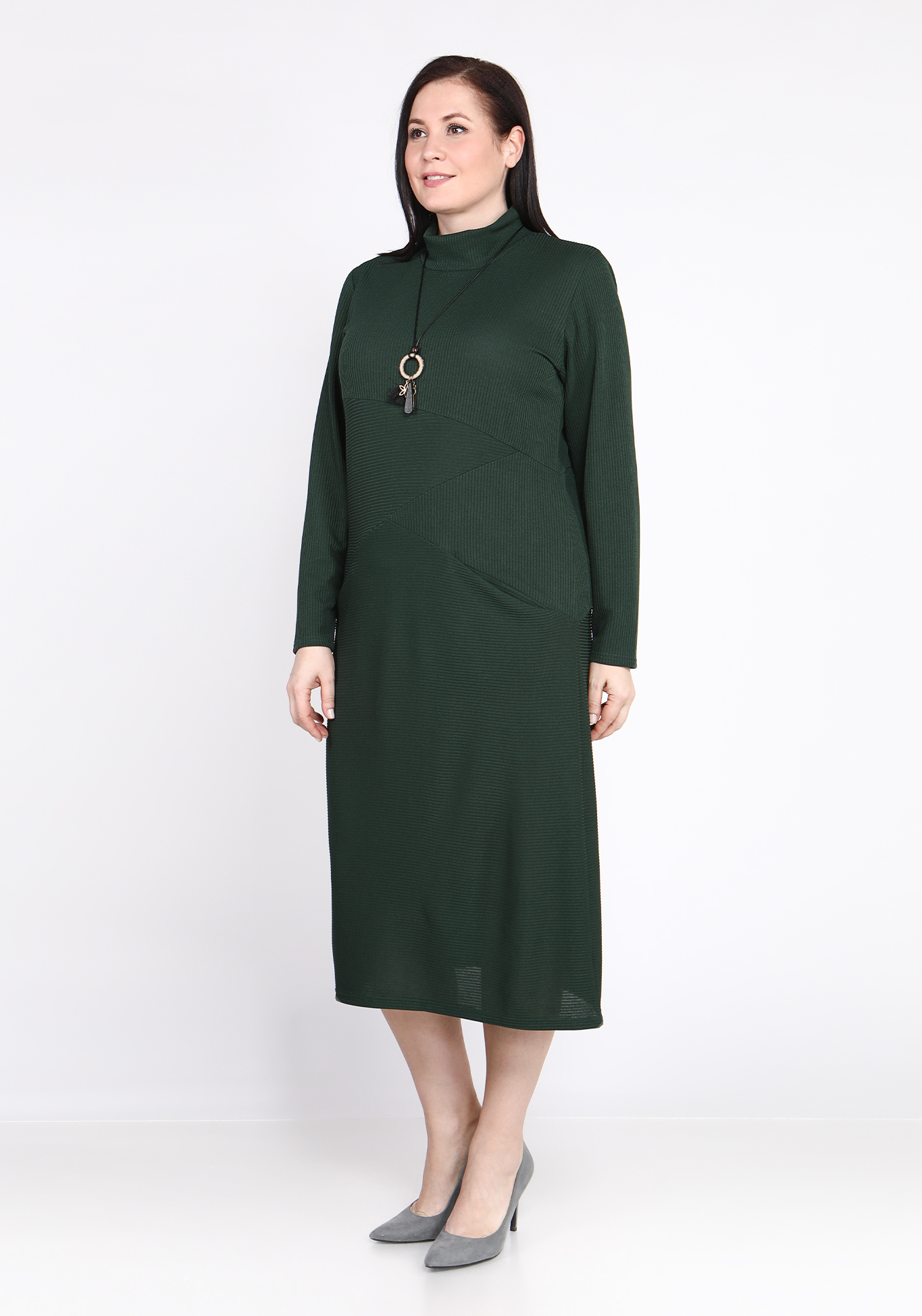 Платье "Трепетные объятия" Lomara, размер 50, цвет баклажановый - фото 7