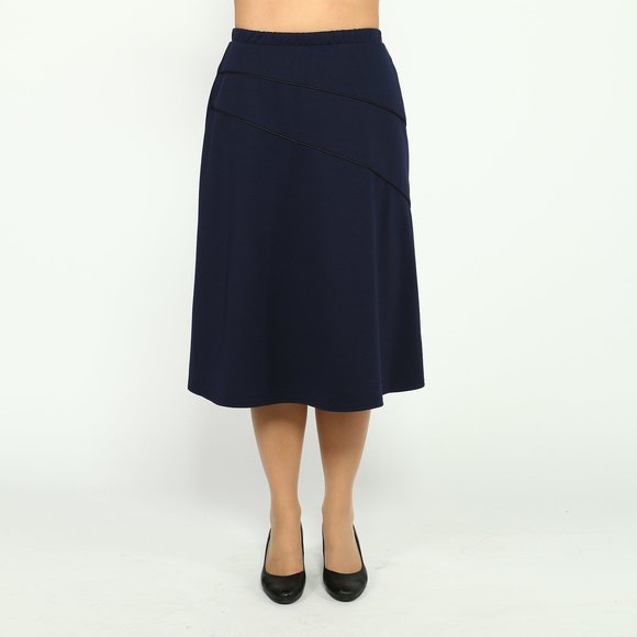 Юбка-трапеция на резинке шир.  580, рис. 13