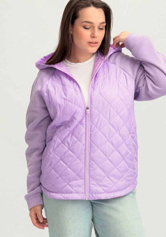 Толстовка с капюшоном и стежкой шир.  580, рис. 1