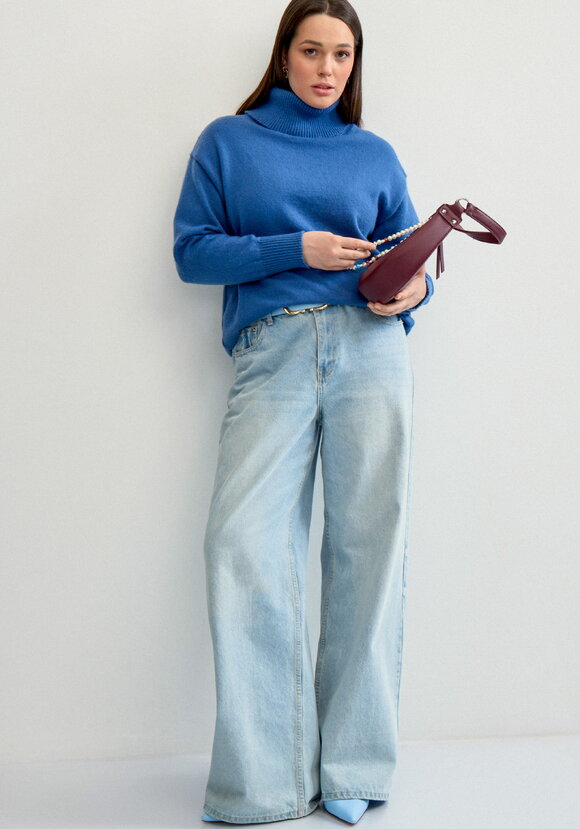 Свитер с объемным воротом шир.  580, рис. 25