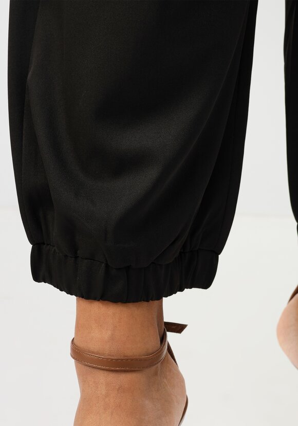 Брюки бананы на резинке с карманами шир.  580, рис. 7