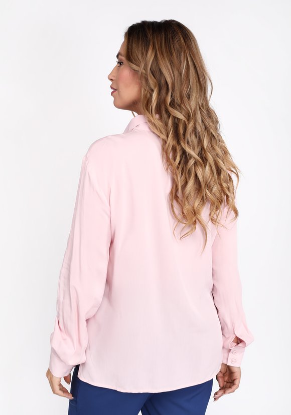 Рубашка базовая с принтом на кармане шир.  580, рис. 2