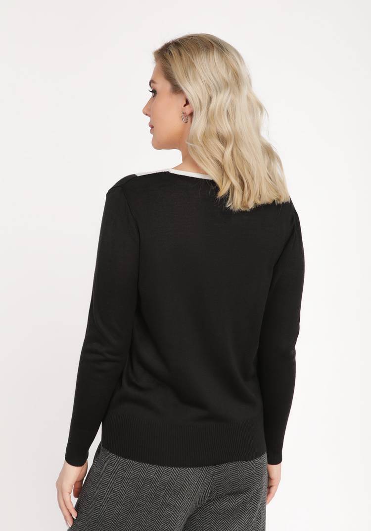 Джемпер с ажурной вставкой шир.  750, рис. 6