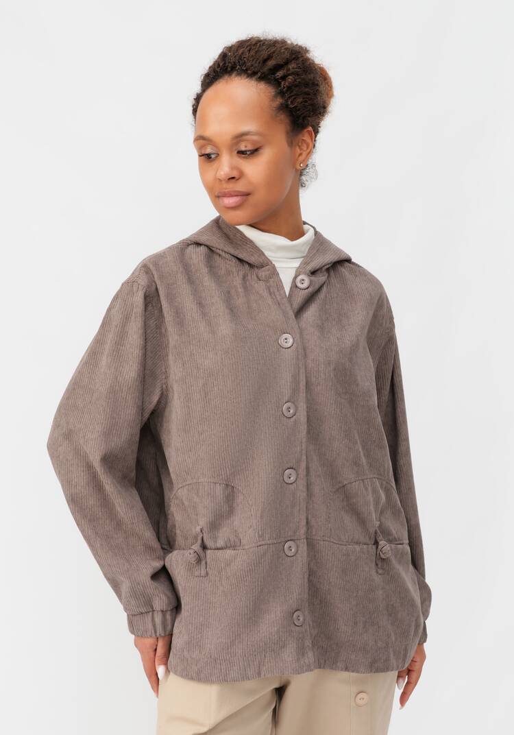 Ветровка из вельвета с капюшоном шир.  750, рис. 21