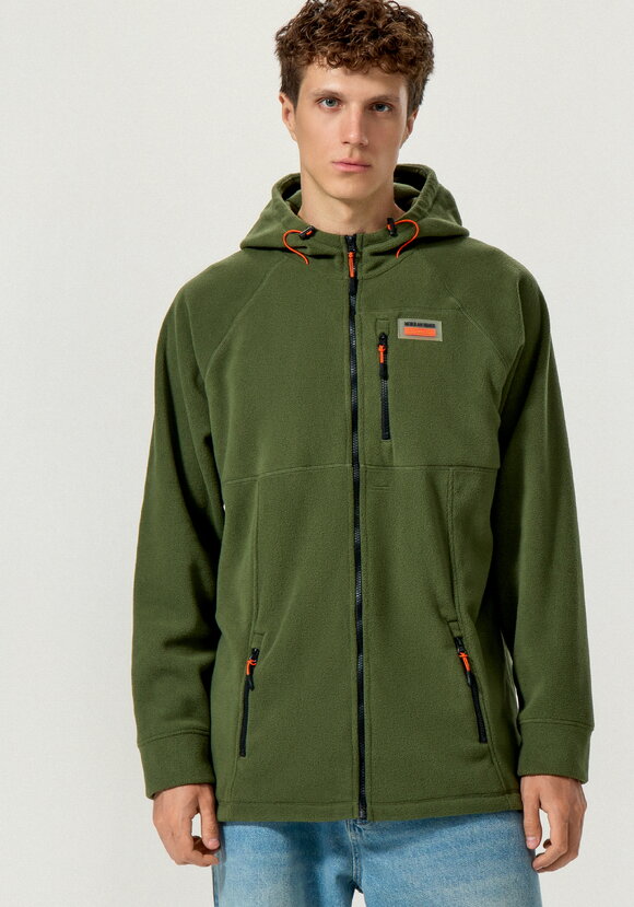 Толстовка с капюшоном и карманами на молнии шир.  580, рис. 4