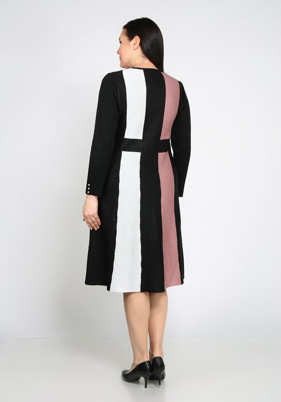 Платье с колор-блоками шир.  580, рис. 2