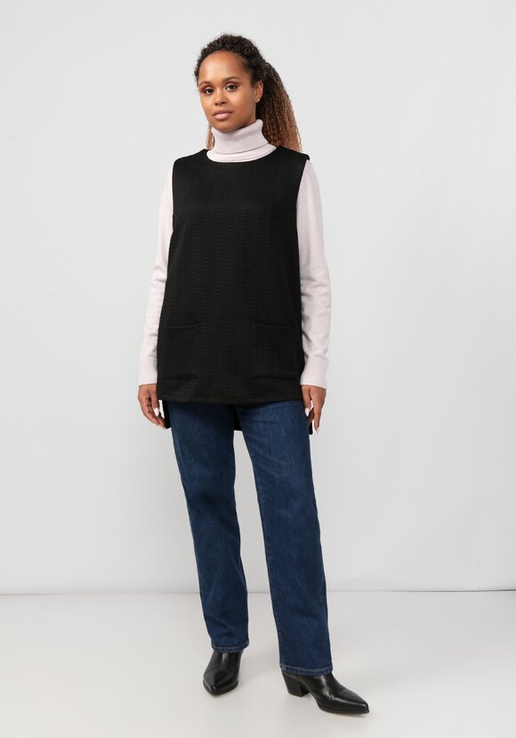 Жилет из фактурной трикотажной ткани шир.  580, рис. 14