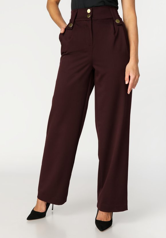 Брюки женские с декоративными пуговицами шир.  580, рис. 9