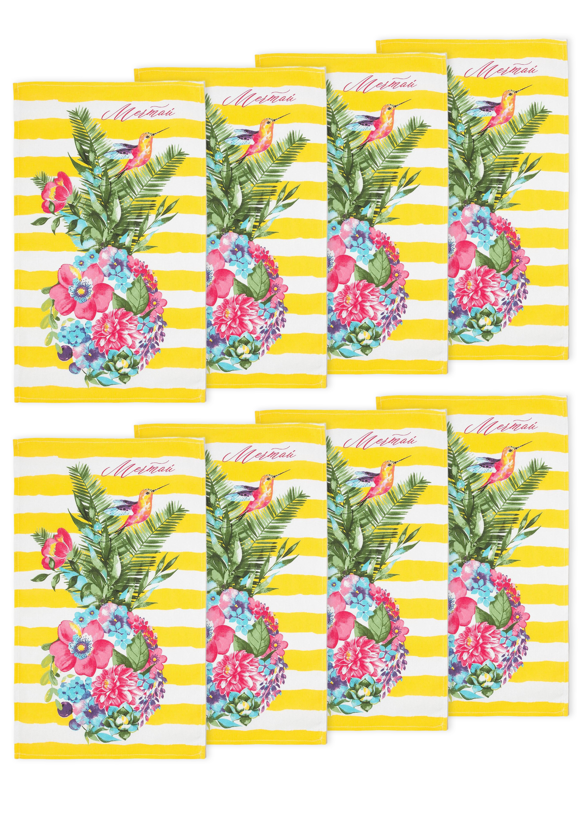 Полотенце кухонное quotЦветной ананас quot 8 шт 999₽