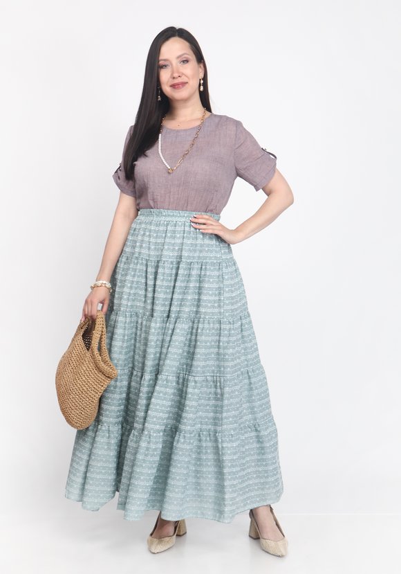 Блуза Чувство стиля шир.  580, рис. 8