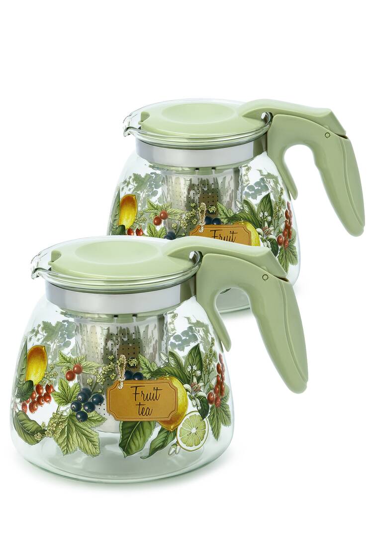 Заварочные стеклянные чайники, 2 шт. шир.  750, рис. 37