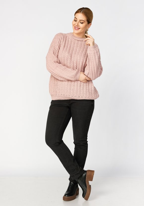 Джемпер женский Теплый вечер шир.  580, рис. 19