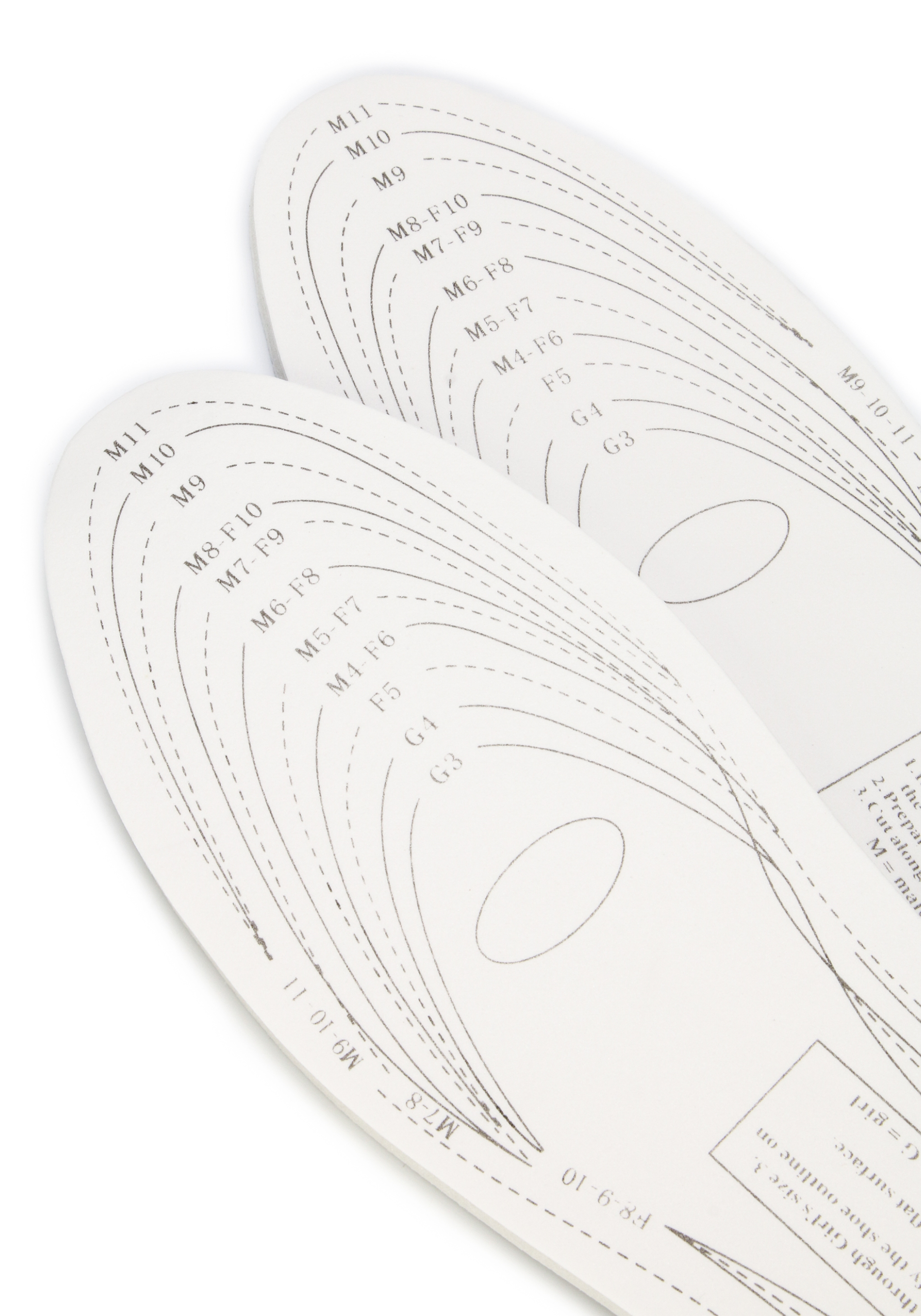Стельки для обуви с эффектом памяти, 2 пары Bradex, цвет белый, размер универсальный - фото 3