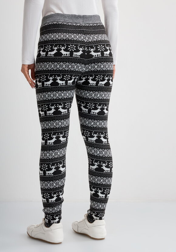 Лосины с принтом утепленные на меху шир.  580, рис. 15