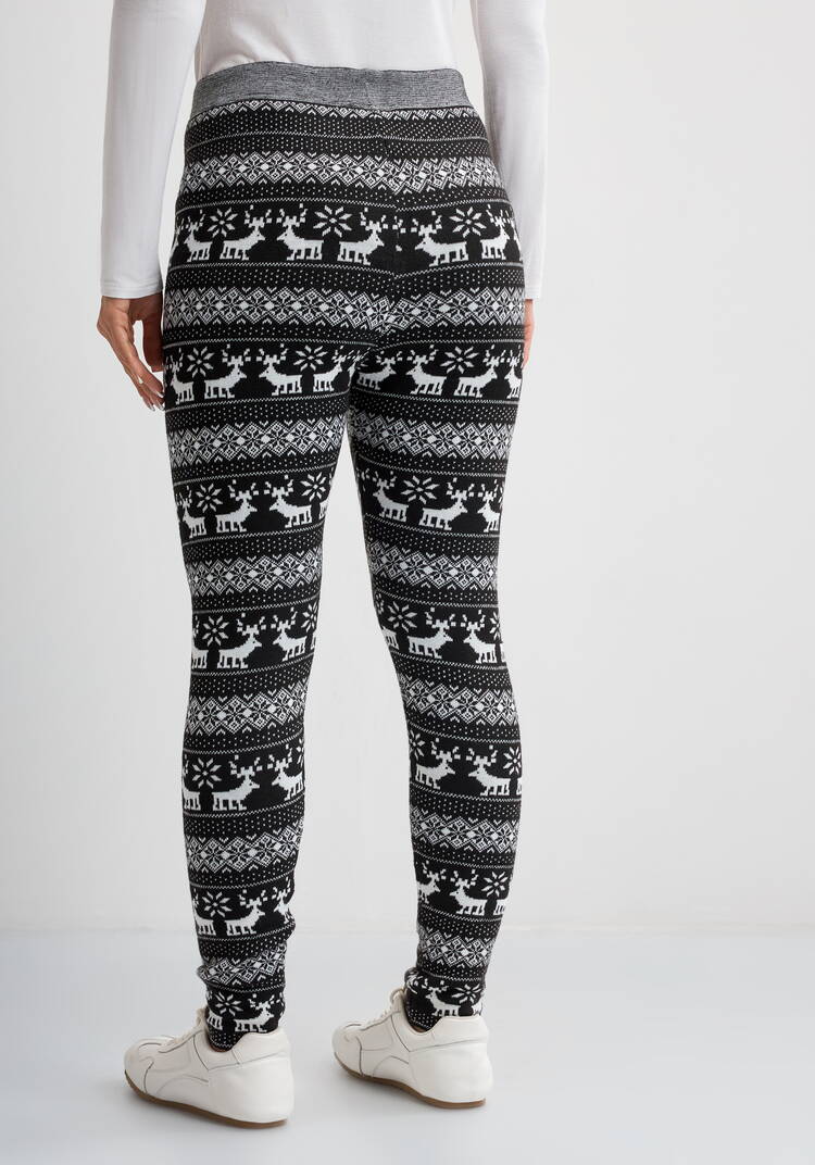 Лосины с принтом утепленные на меху шир.  750, рис. 15