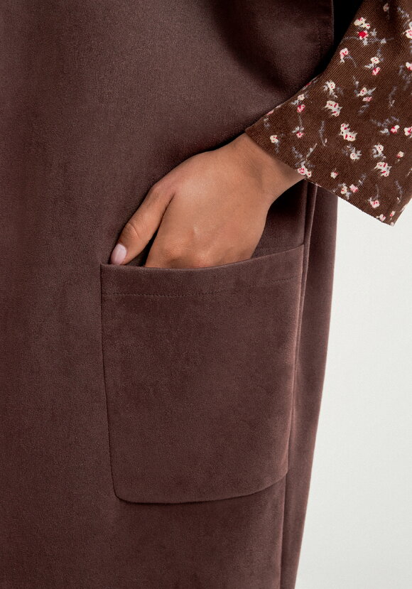 Жилет на запах со спущенным плечом шир.  580, рис. 5