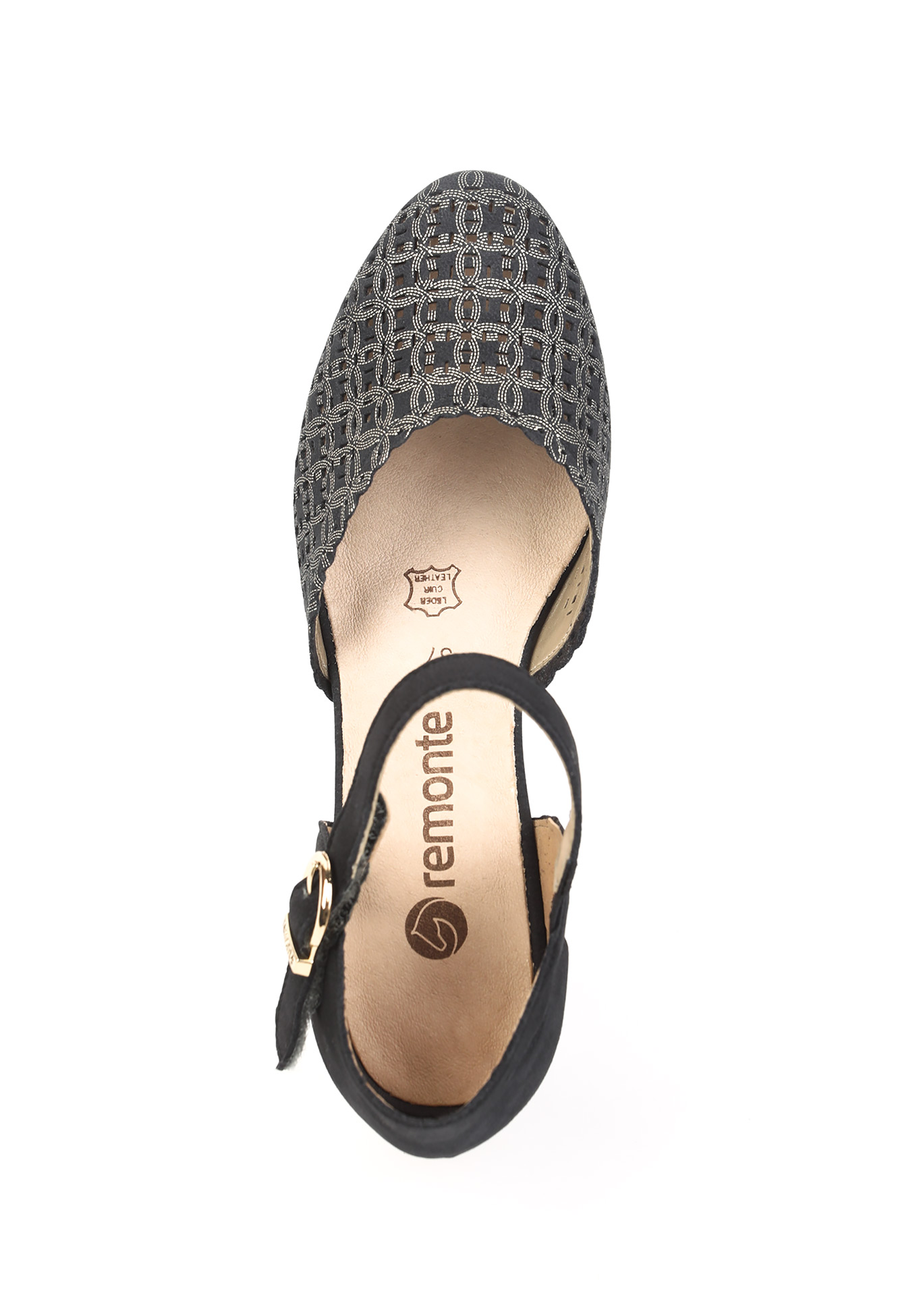 Туфли летние женские "Жасмина" Remonte, размер 38, цвет синий - фото 4