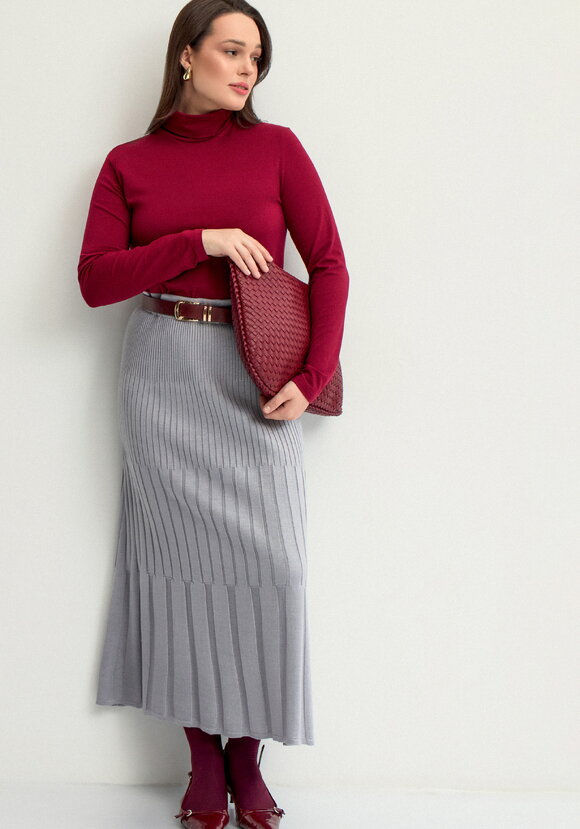 Юбка с фигурными складками шир.  580, рис. 1