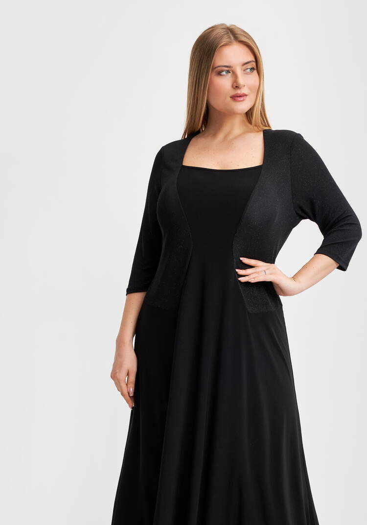 Платье Алина с эффектом костюма шир.  750, рис. 2