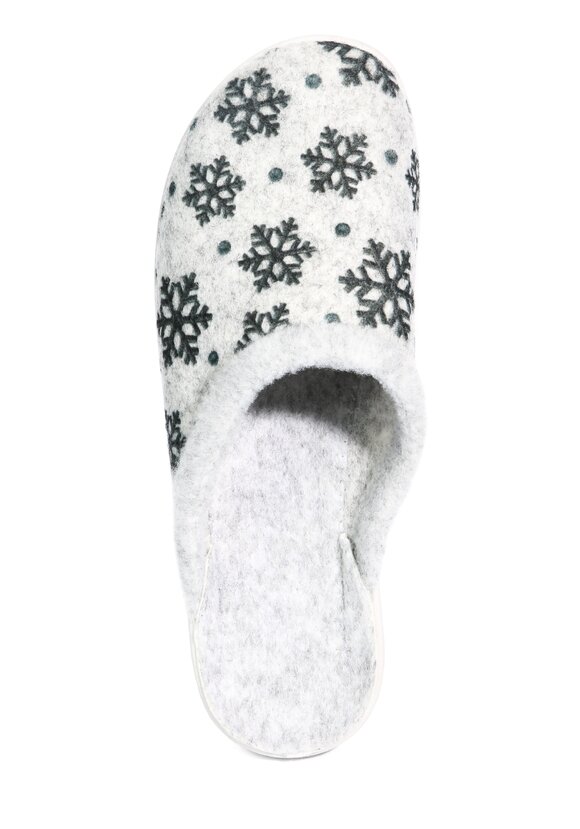 Тапочки женские Снежинки шир.  580, рис. 4