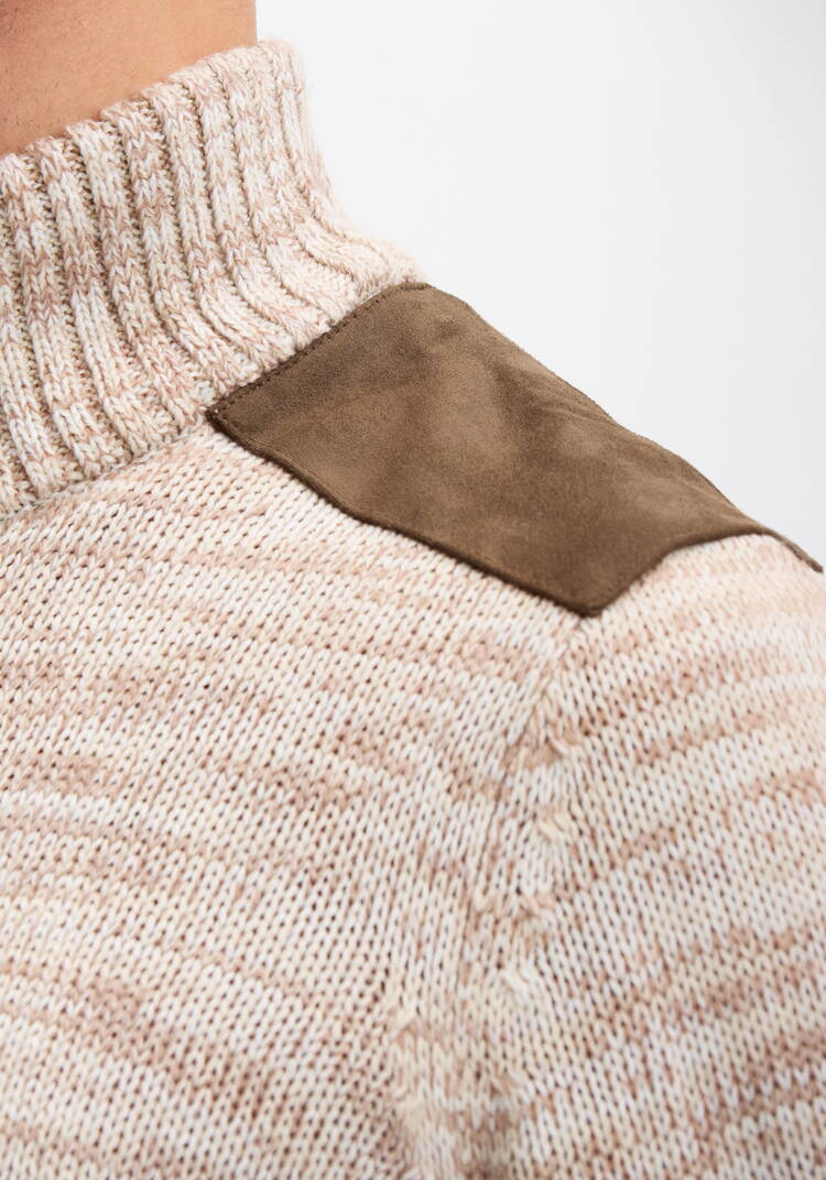 Свитер с воротником на молнии Тимур шир.  750, рис. 6