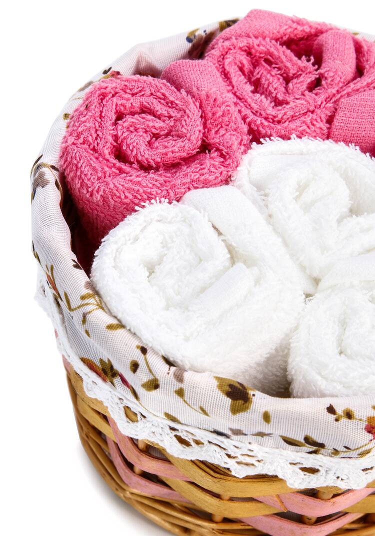 Махровые салфетки в корзинке, 6 шт. шир.  750, рис. 11