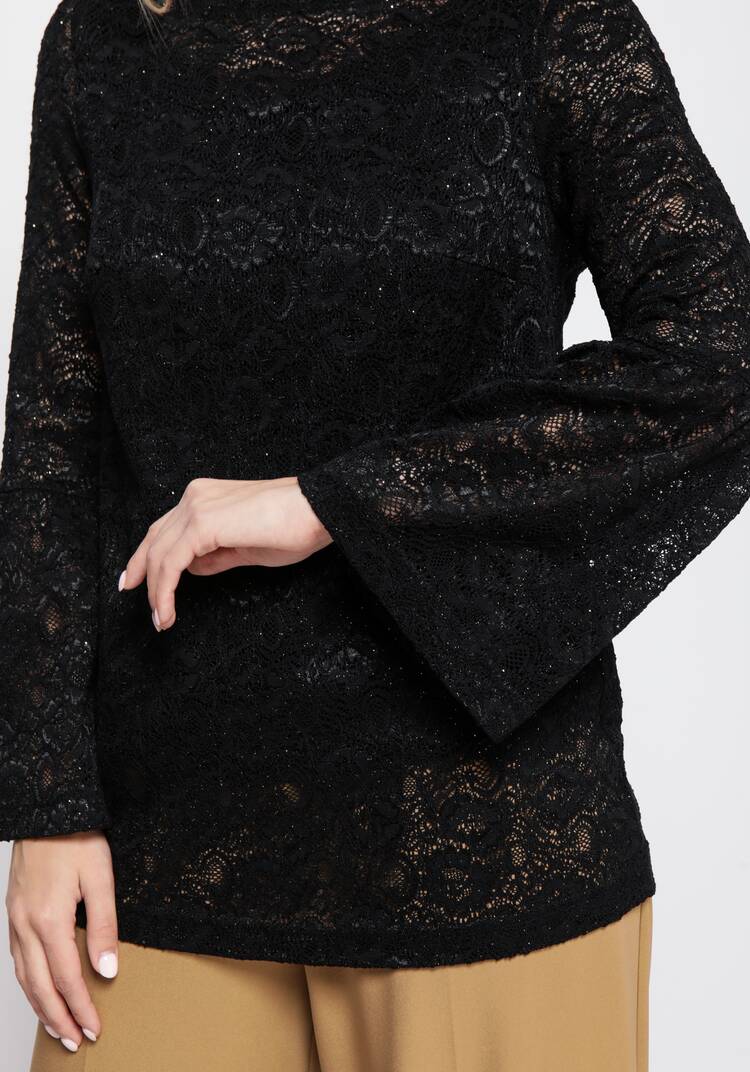 Блуза из гипюра с майкой шир.  750, рис. 5