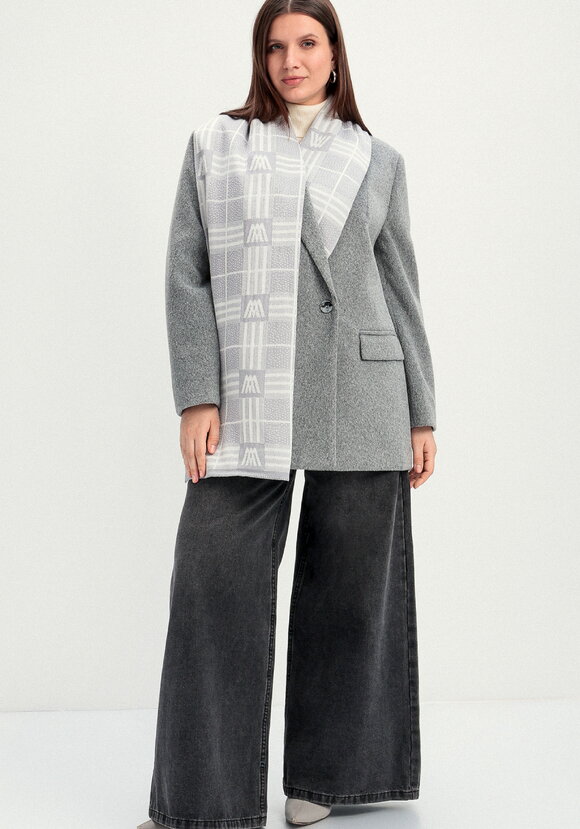 Палантин в клетку с монограммой шир.  580, рис. 8