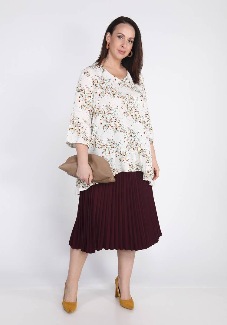 Блуза с рукавом 3/4 свободного кроя шир.  750, рис. 11