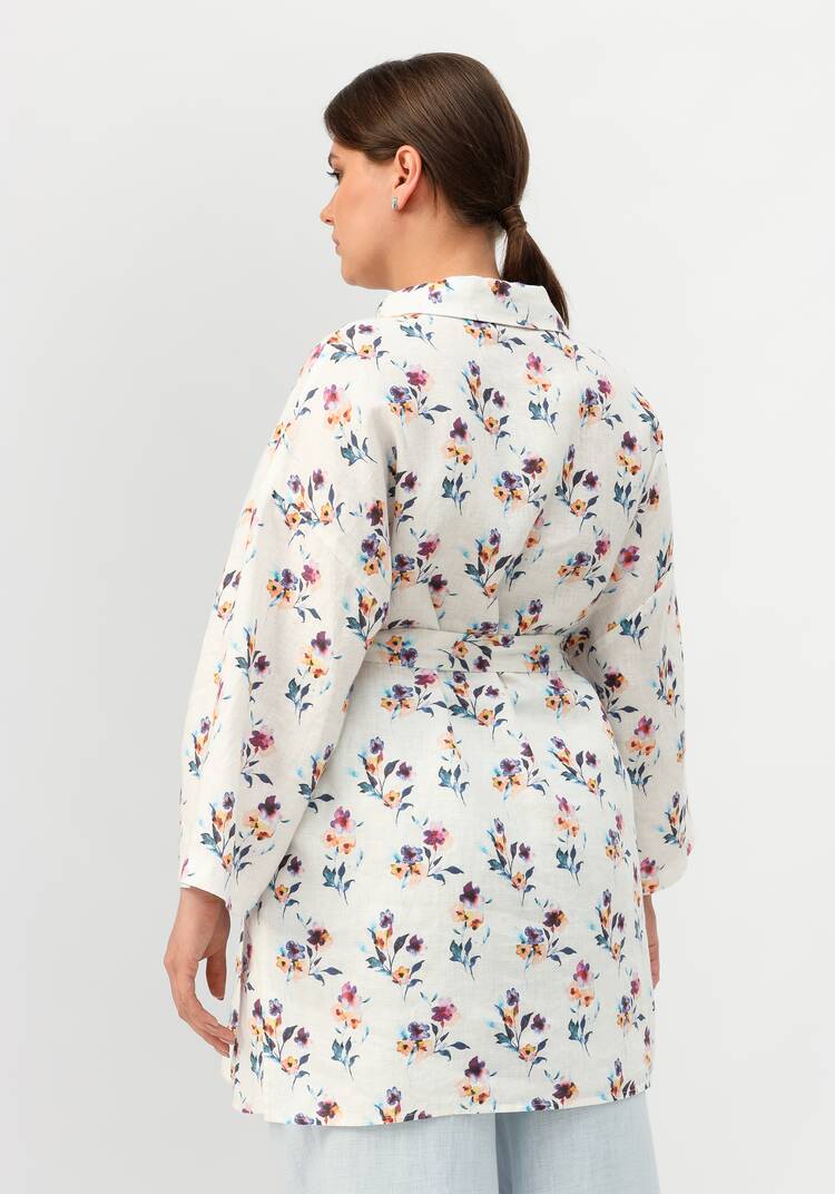 Рубашка удлиненная на поясе шир.  750, рис. 16