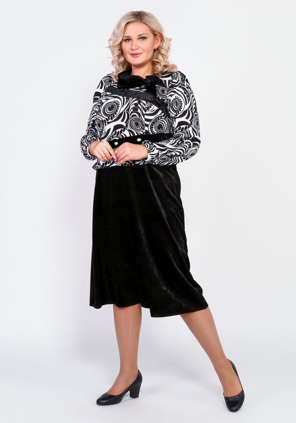 Платье комбинированное с декором из камней - цены, купить Платье ...