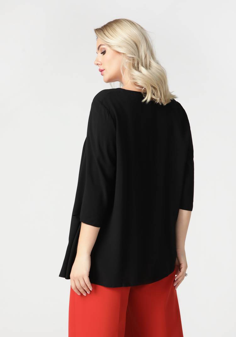 Блуза свободного кроя на пуговичках шир.  750, рис. 22